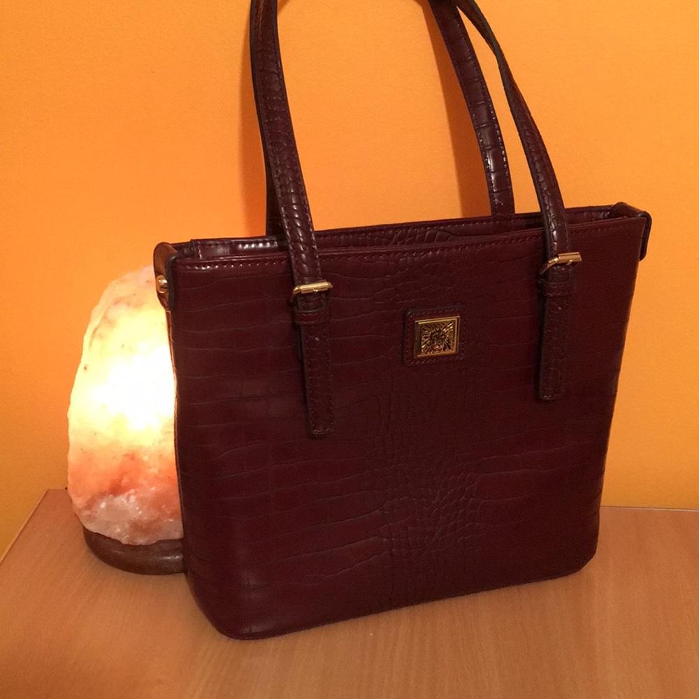 Anne Klein | NWOT Burgundy Leather Purse